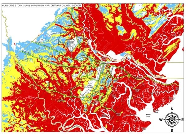 2018 Storm Surge Map