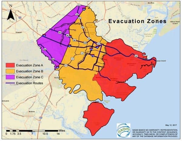 Hurricane Evacuation Zones