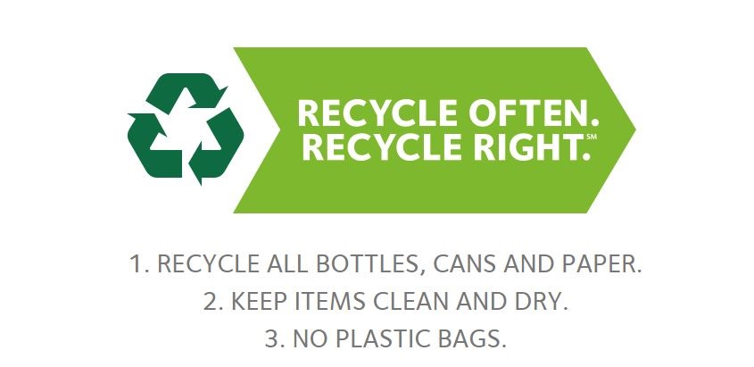 Recycle often - Recycle right