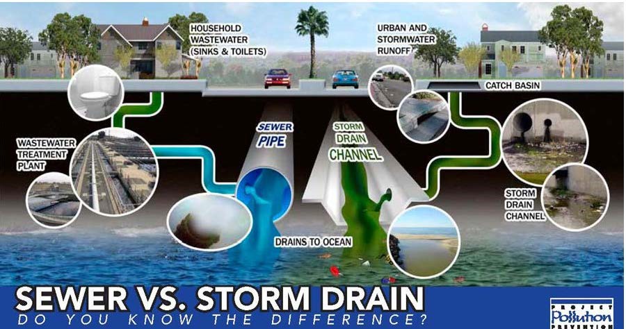 Difference Between Storm and Sewer